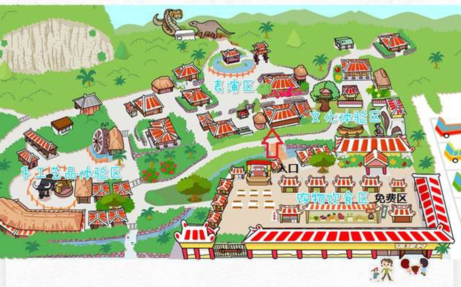 Ryukyu Mura Tickets with Optional Churaumi Aquarium Tickets