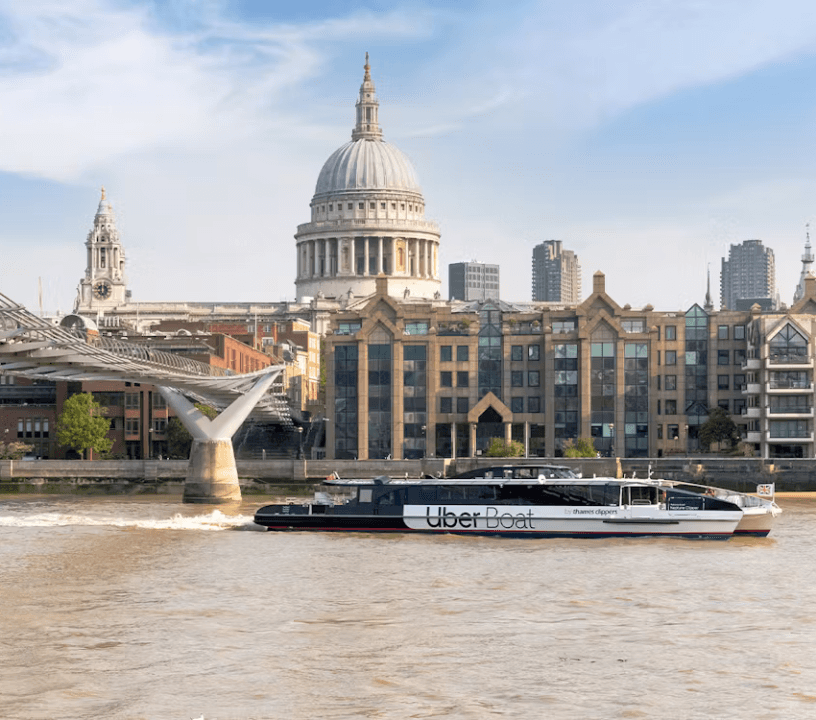 Thames River Uber Boat Trip