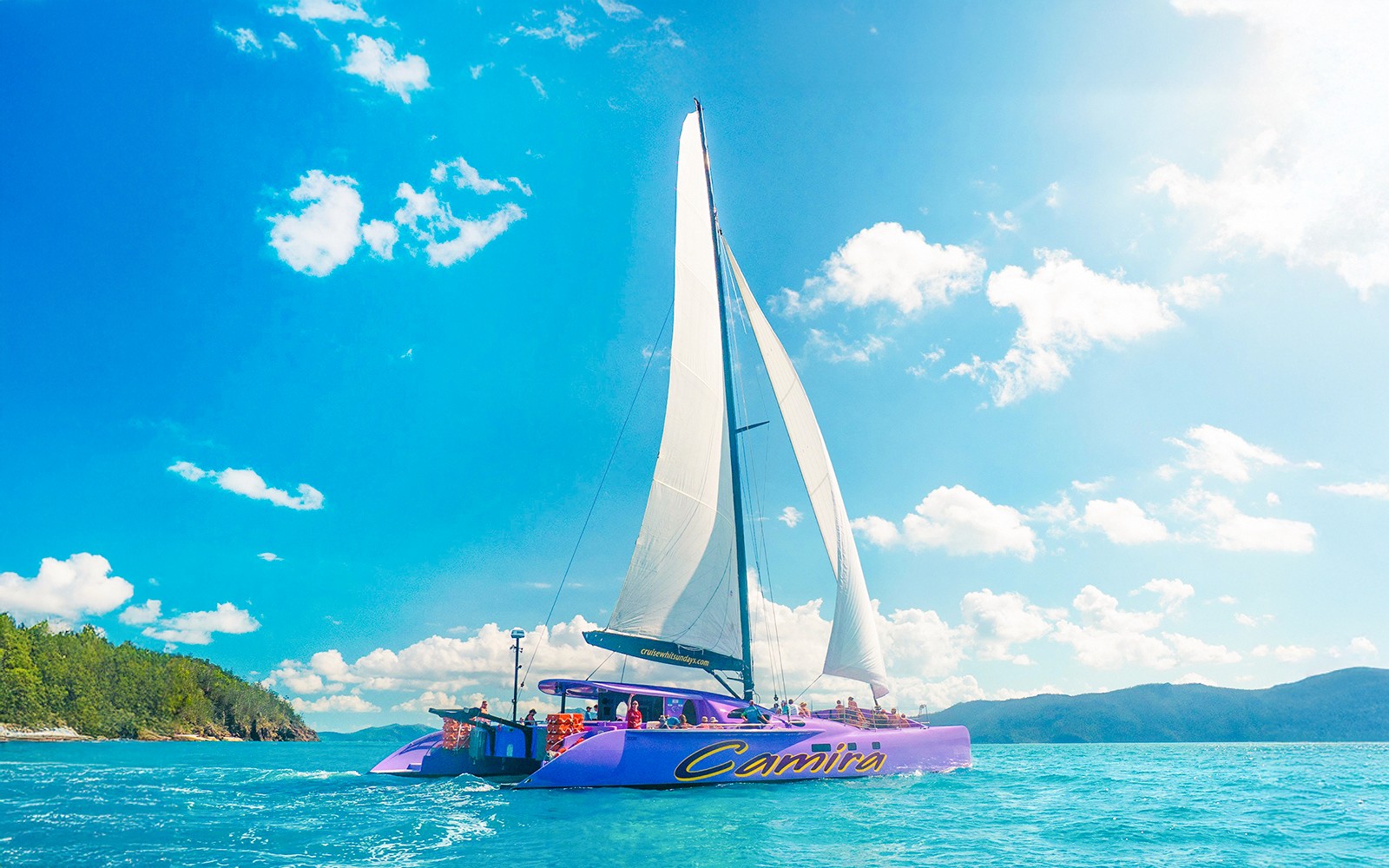 From Airlie Beach: Camira Sailing Adventure with BBQ Lunch 