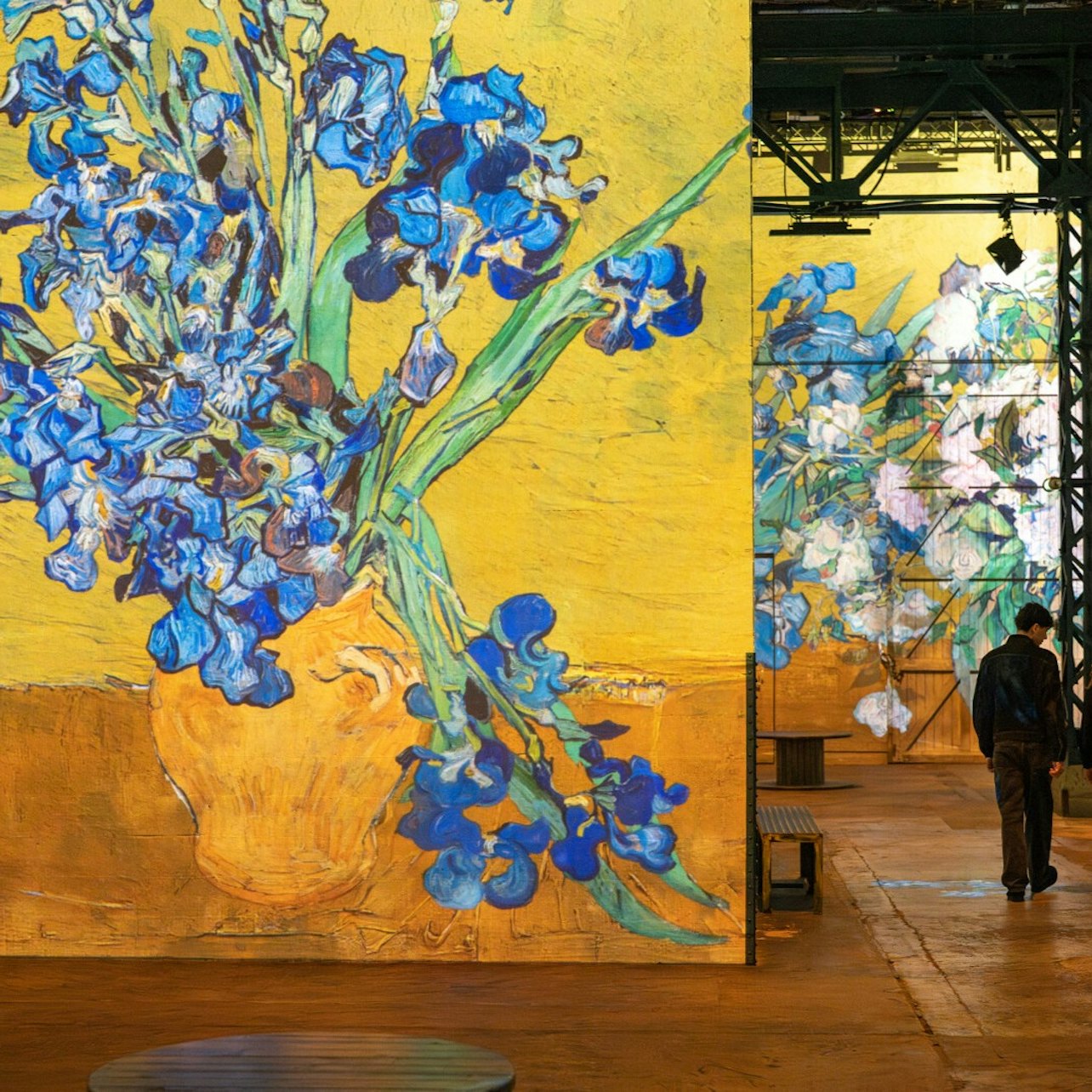 Atelier des Lumières: Van Gogh Exhibition visitor view at Atelier des Lumières