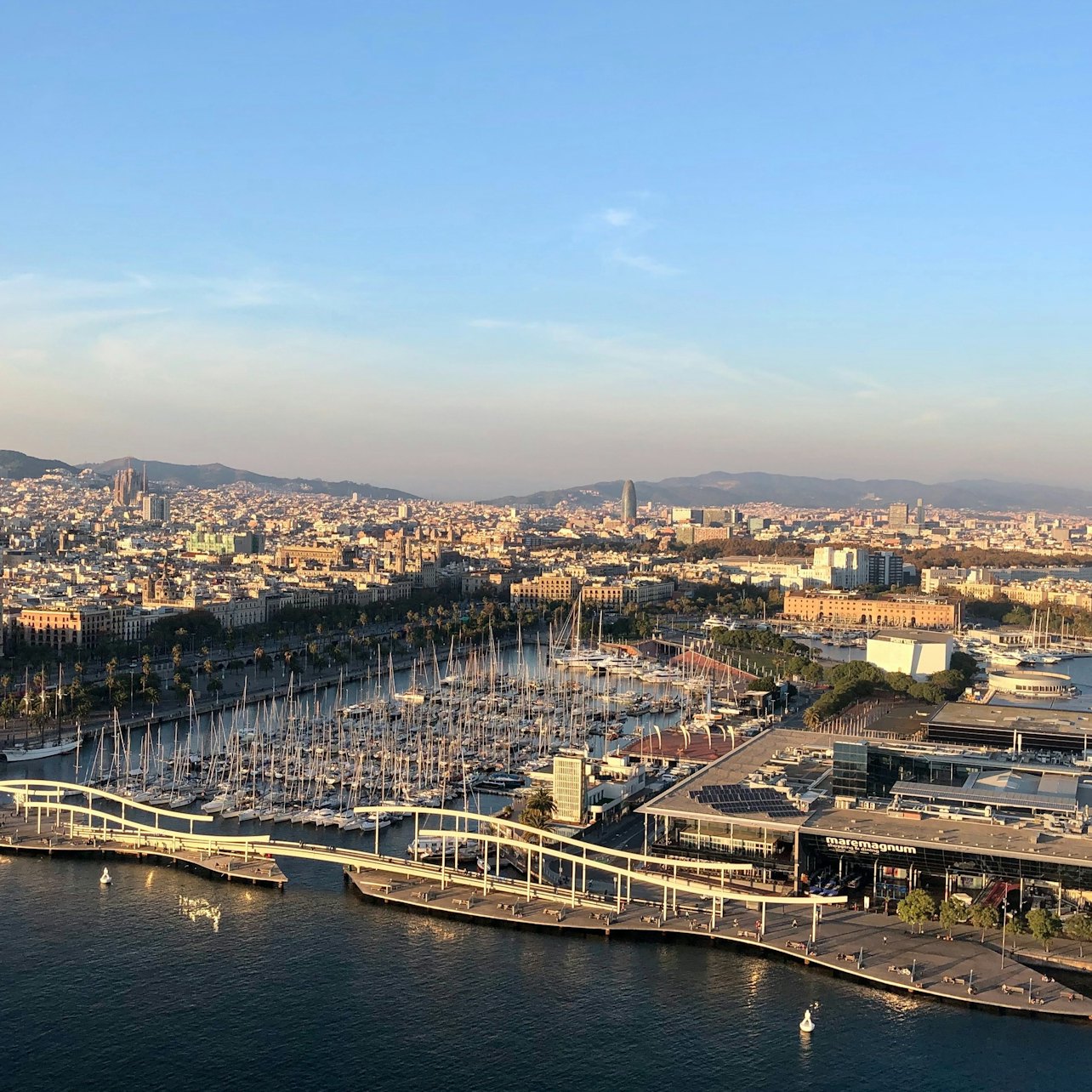 Barcelona Cable Car: One Way from Montjuic Mountain