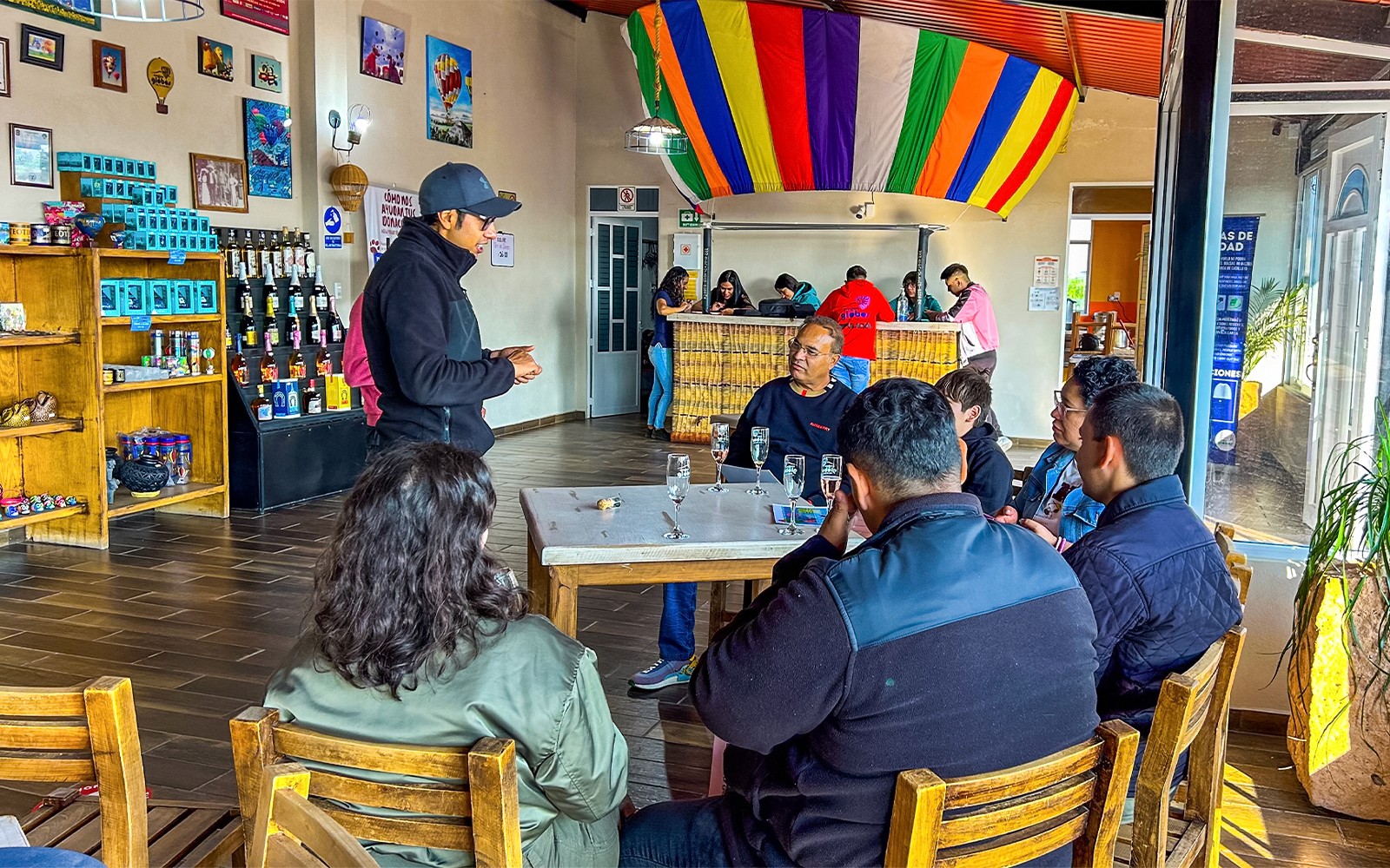 From Mexico City: Teotihuacán Hot Air Balloon Flight with Gourmet Breakfast and Pyramids Tour