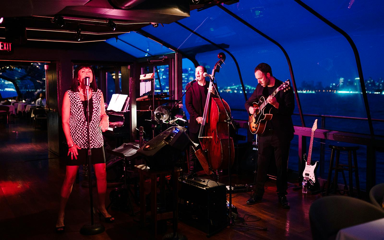 New York Dinner Cruise visitor view at Chelsea Piers Pier 61