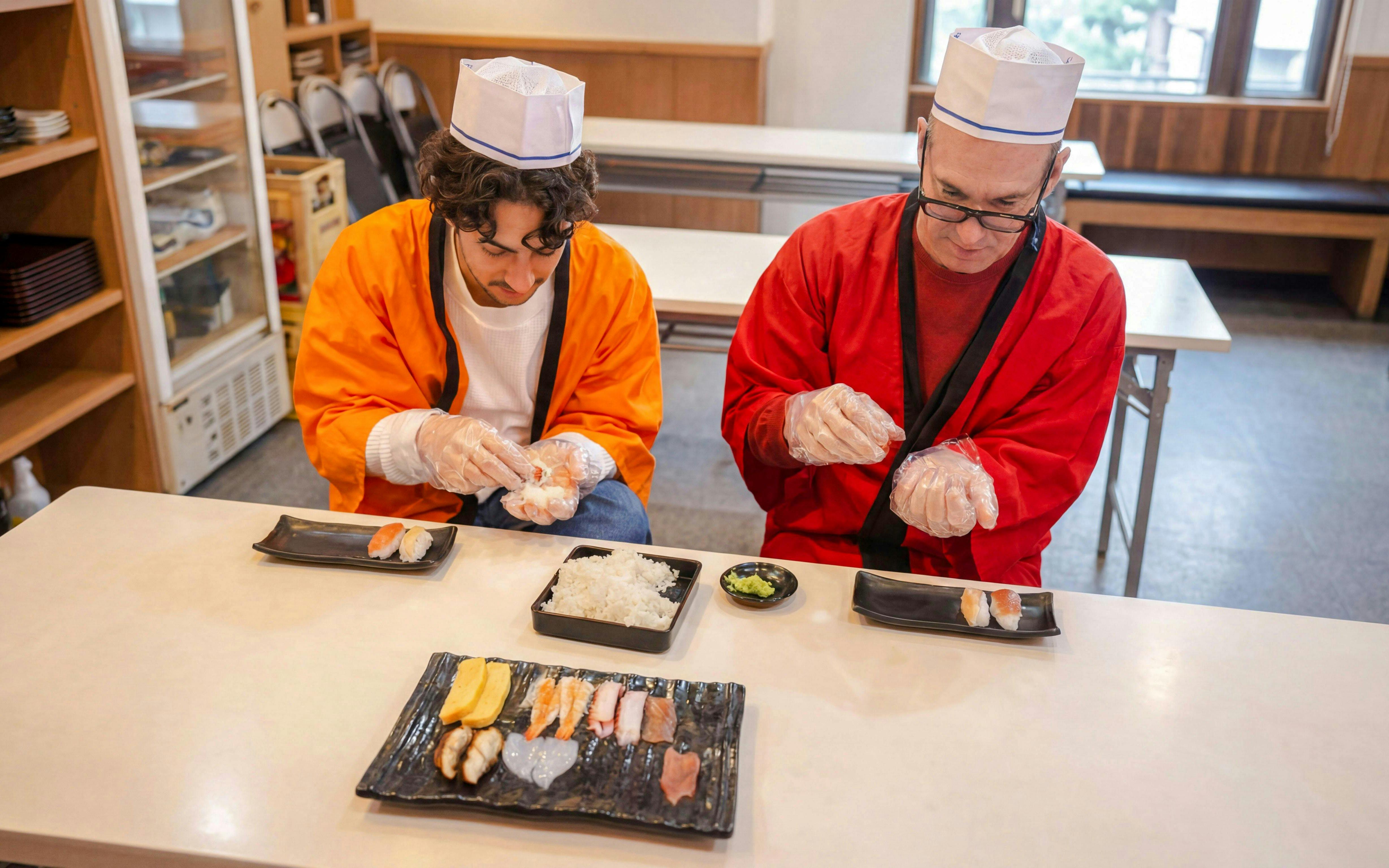 Hands-On Sushi Making Workshop in Osaka