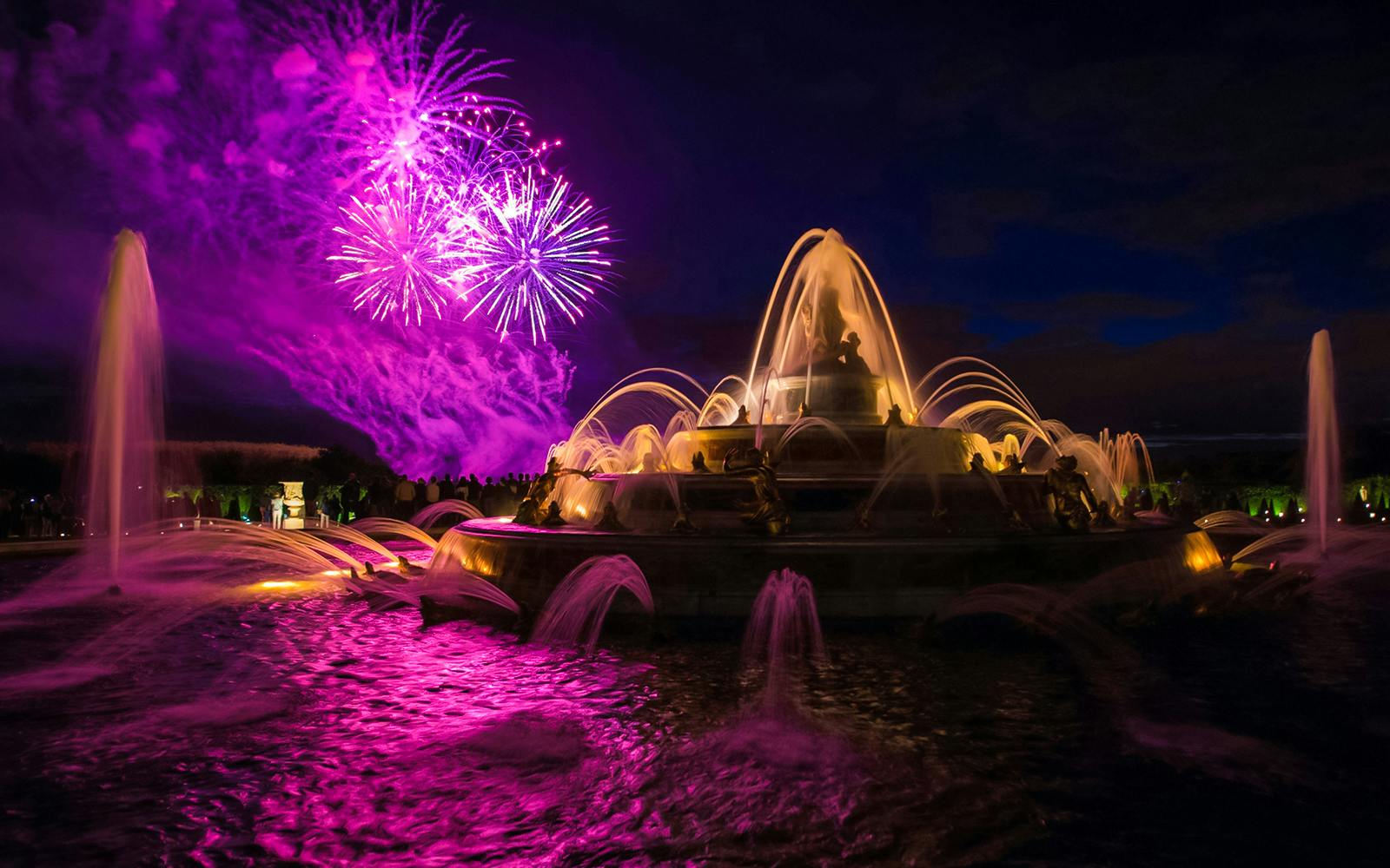 Versailles Night Fountains Show from Paris