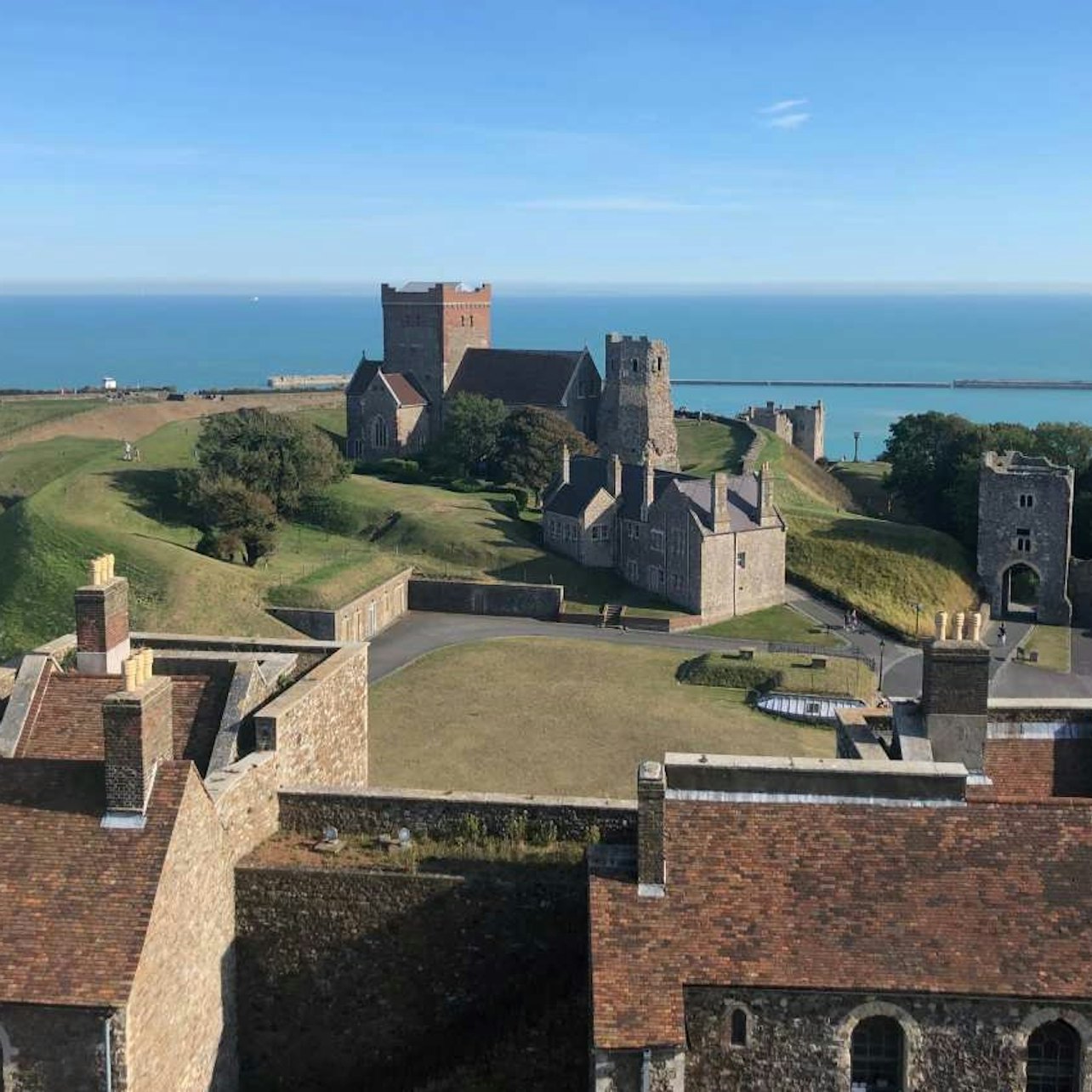 Dover Castle & Canterbury Cathedral: Tour from London visitor view at Dover Castle