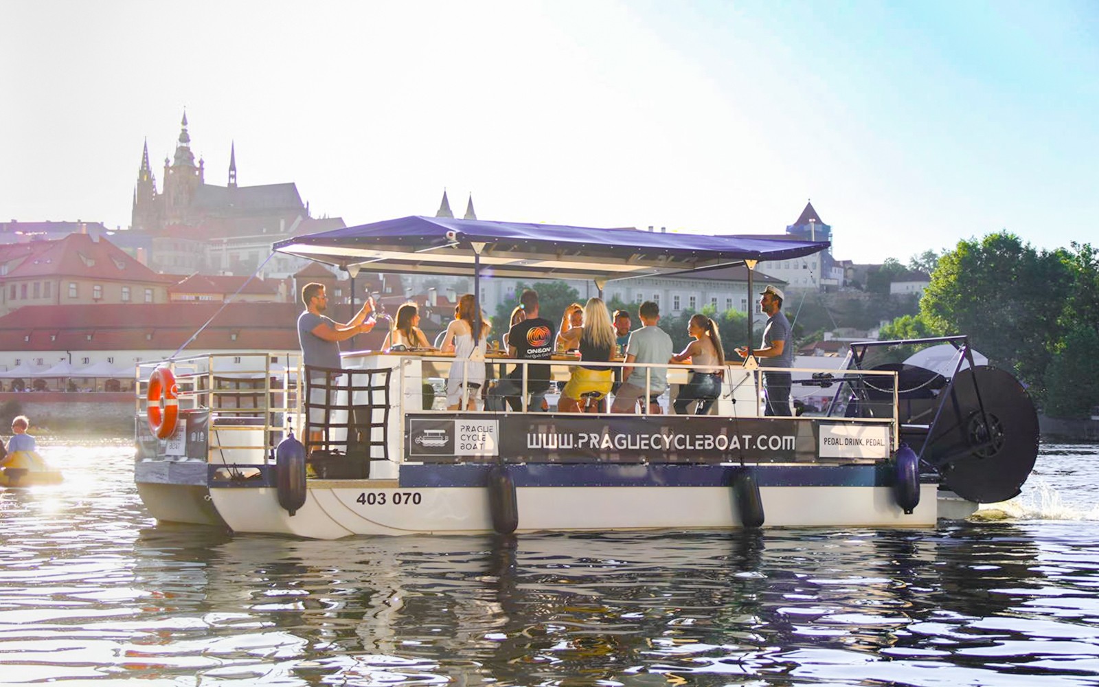 Prague Cycle Boat Tour with Unlimited Beer — gallery 5