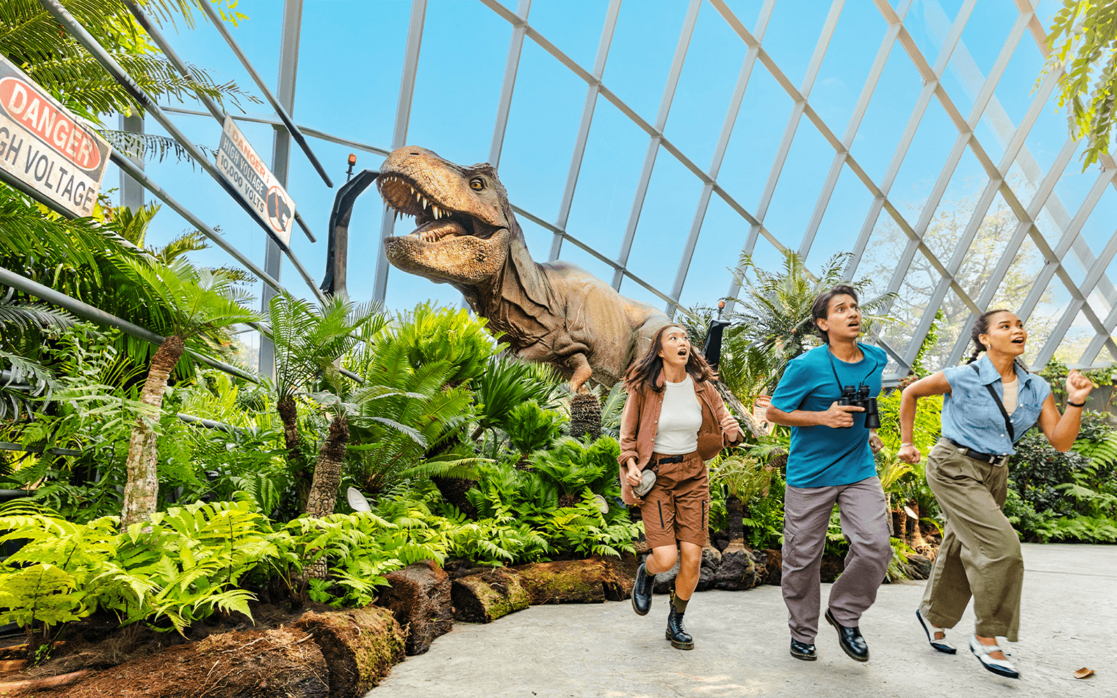 Gardens by the Bay Tickets: Cloud Forest (Jurassic World Experience) + Flower Dome + Floral Fantasy