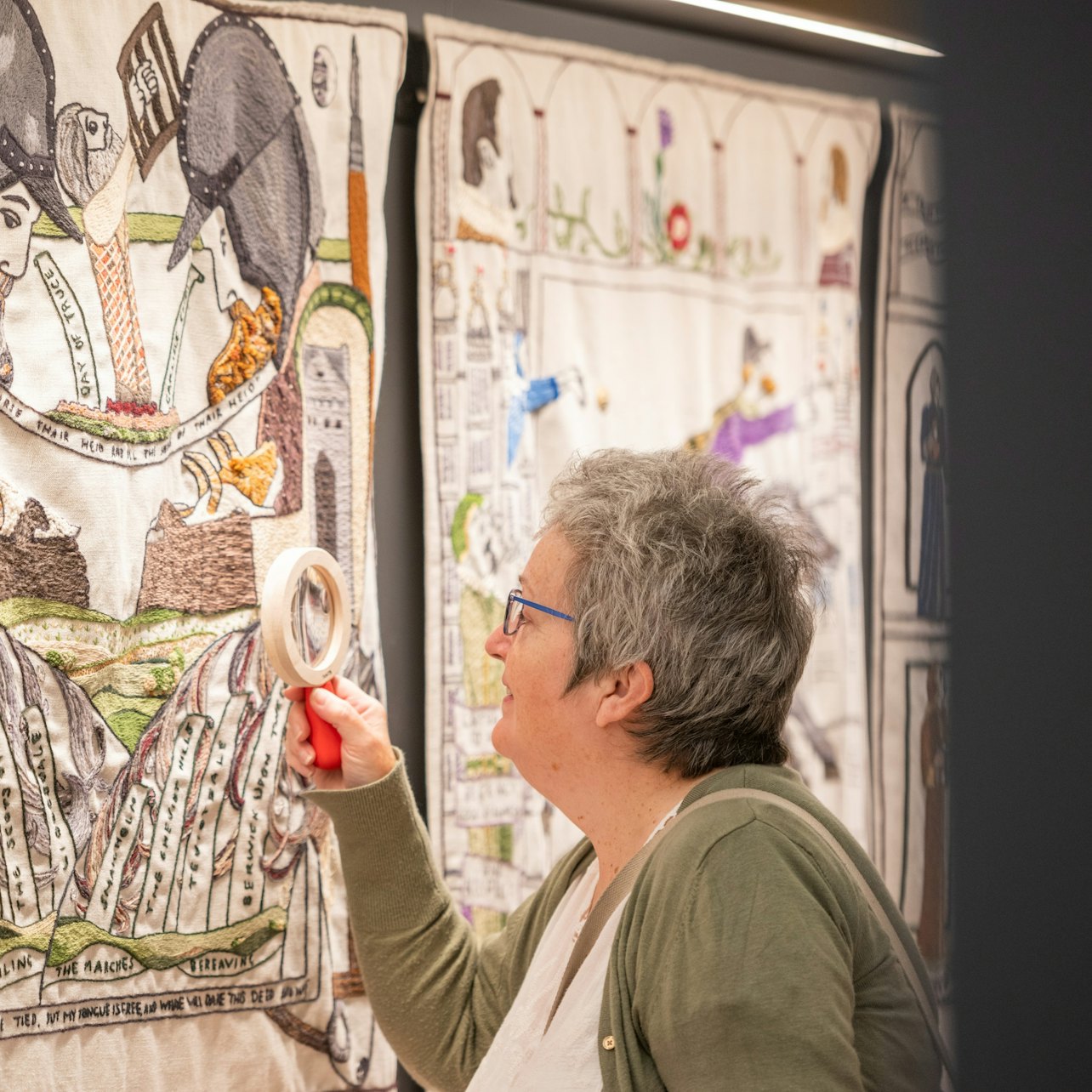 The Great Tapestry of Scotland: Entry Ticket visitor view at The Great Tapestry of Scotland