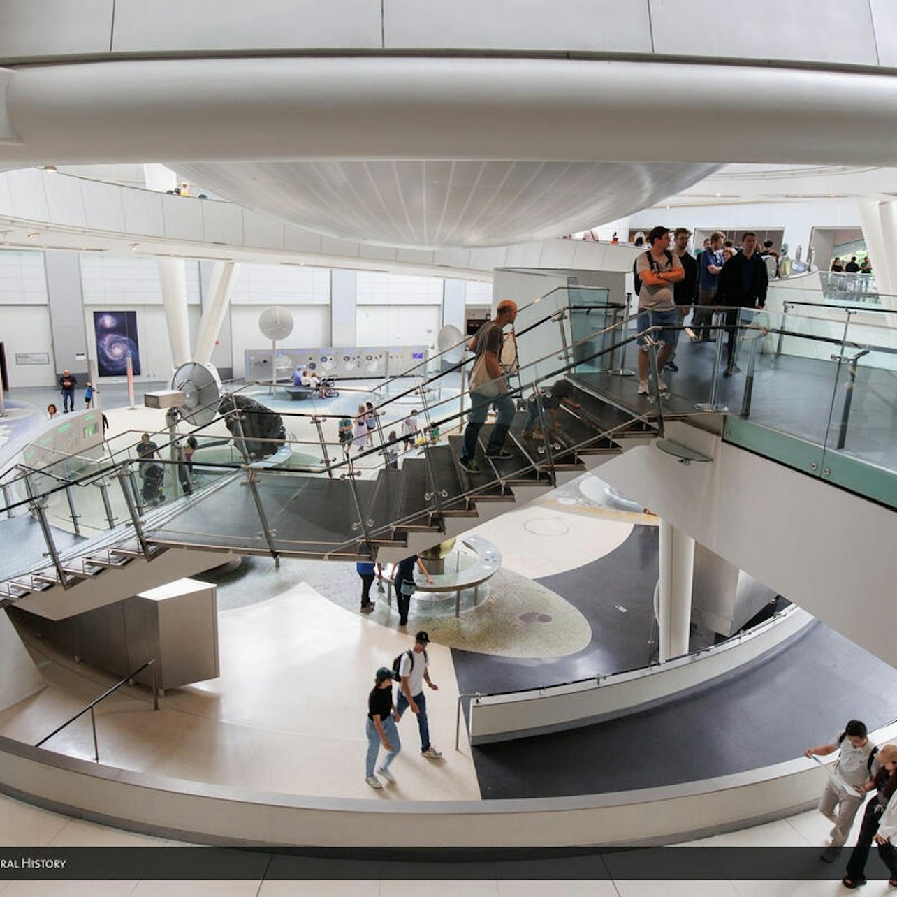 American Museum of Natural History (AMNH): The Rose Center For Earth and Space visitor view at Frederick Phineas and Sandra Priest Rose Center for Earth and Space