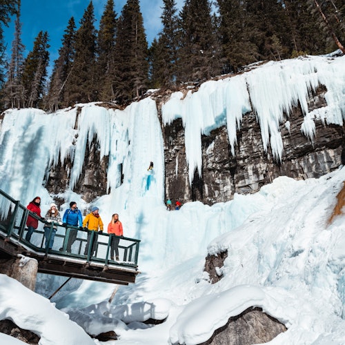 Johnston Canyon Icewalk from Banff — gallery 1