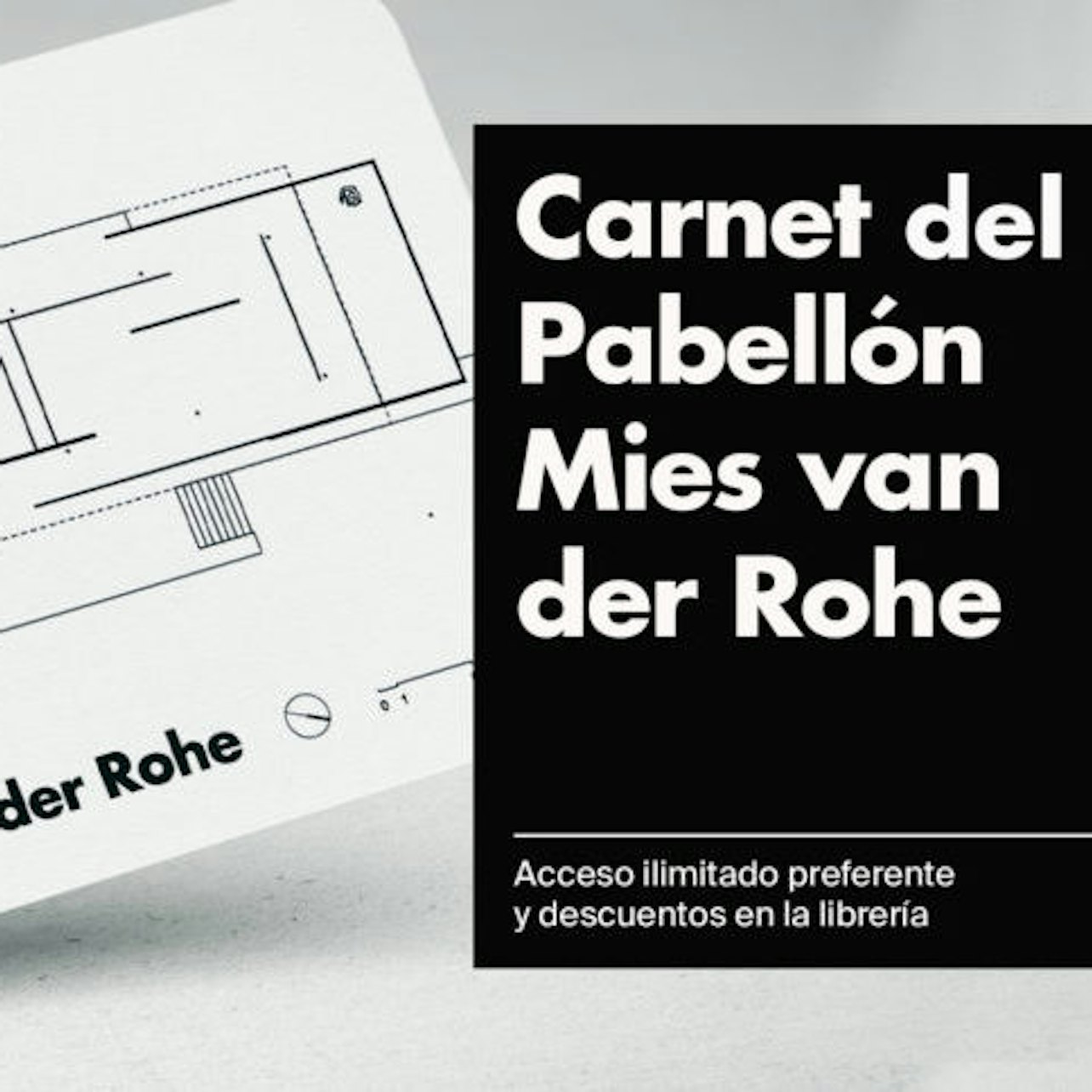 Mies van der Rohe Pavilion Card