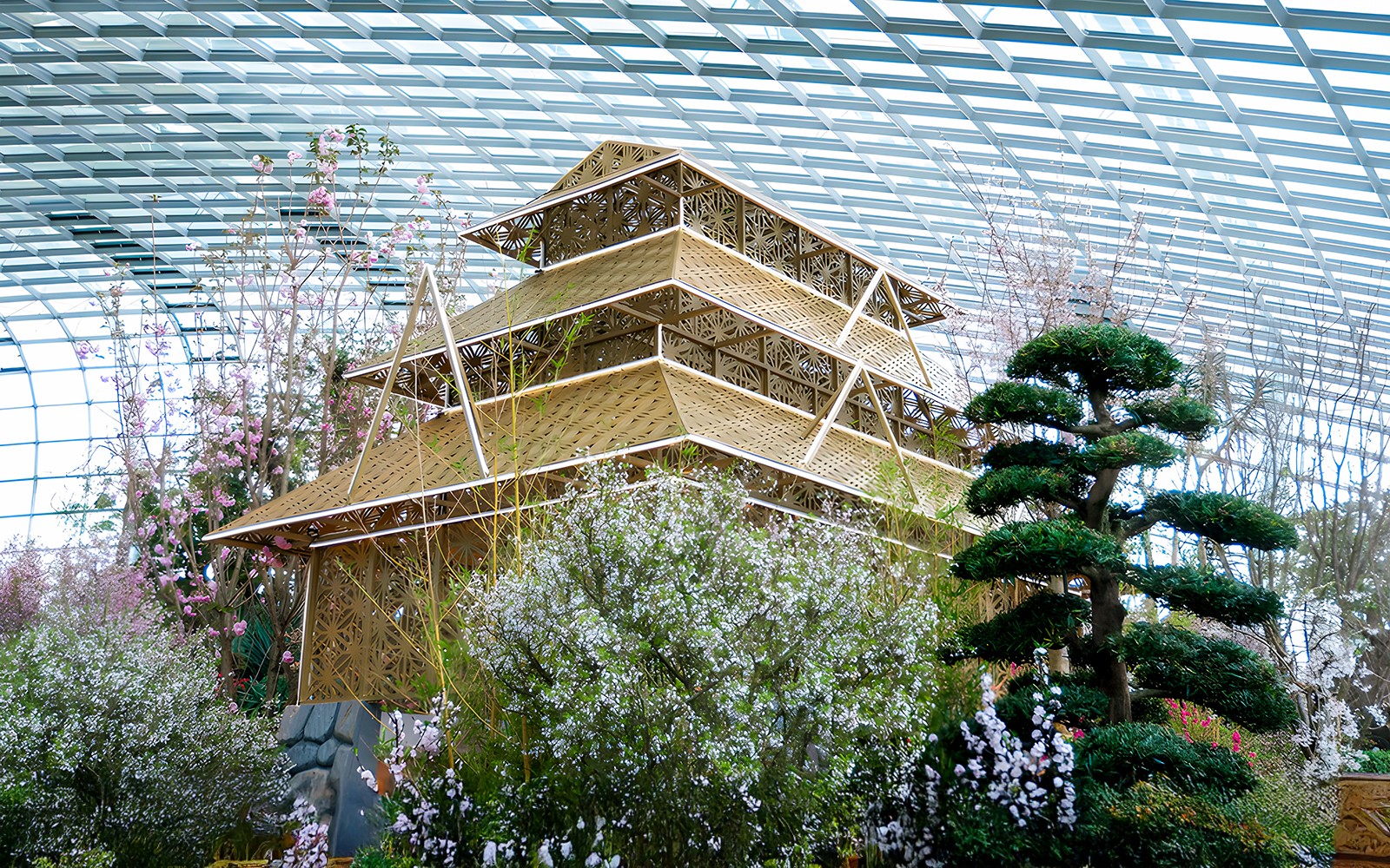 Gardens by the Bay Tickets: Cloud Forest (Jurassic World Experience) + Flower Dome + Floral Fantasy