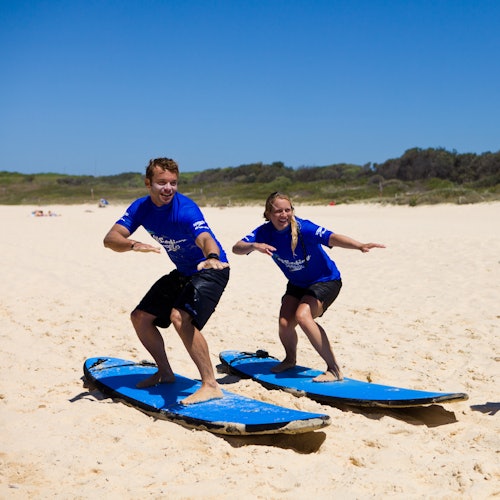 Two-Hour Surfing Lesson at Byron Bay