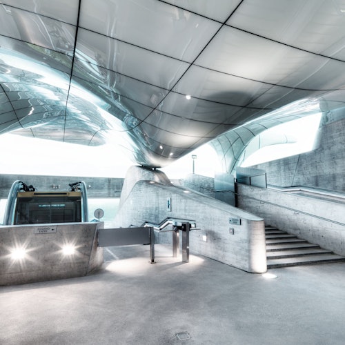 Roundtrip Funicular Ride: Innsbruck to Hungerburgbahn — gallery 3
