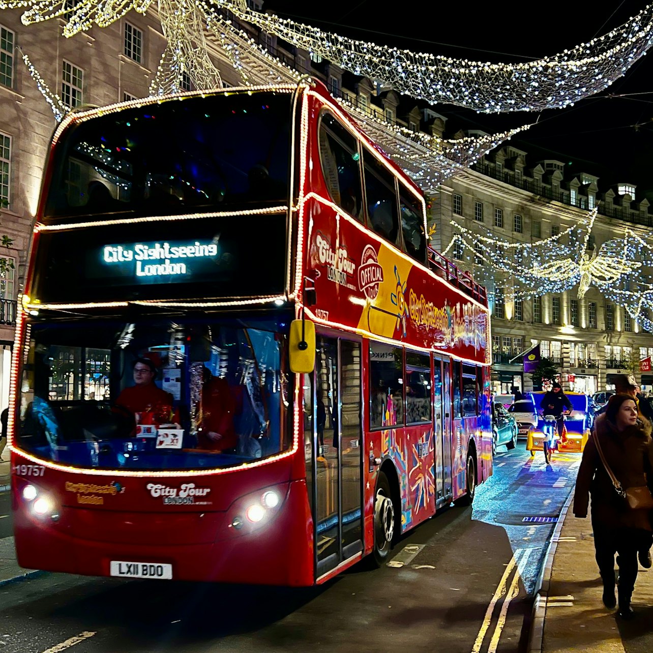 City Sightseeing London: Christmas Lights Bus Tour