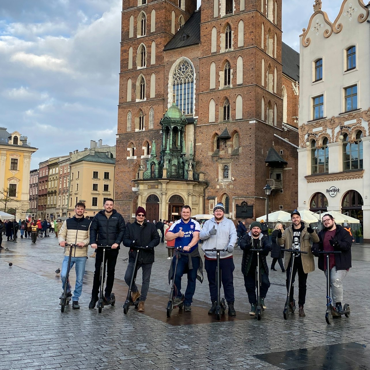 Kazimierz Krakow: Guided E-Scooter Tour