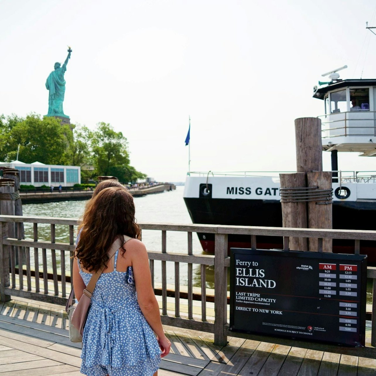 Statue of Liberty & Ellis Island: Entry Ticket + Roundtrip Ferry from New Jersey visitor view at Statue of Liberty