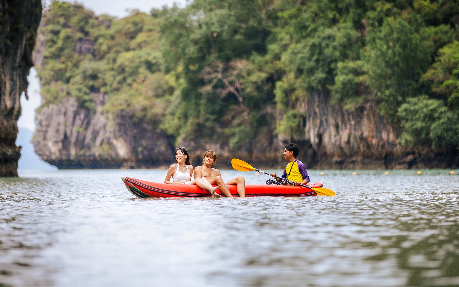 From Phuket: James Bond Island & Phang Nga Bay Sunset Cruise Tour by Luxury Catamaran with Meals & Transfers