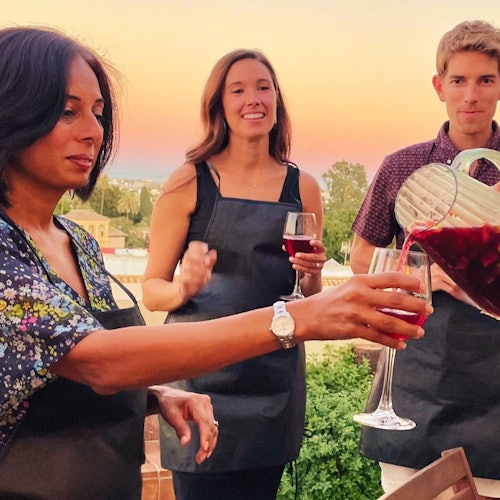 Sevilla: Paella Cooking Class & Panoramic Highlights Rooftop Tour