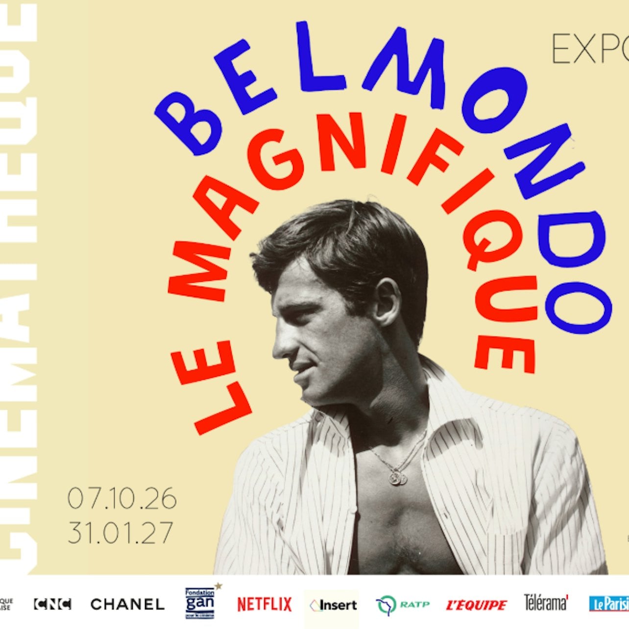 Jean-Paul Belmondo Exhibition at La Cinémathèque tickets