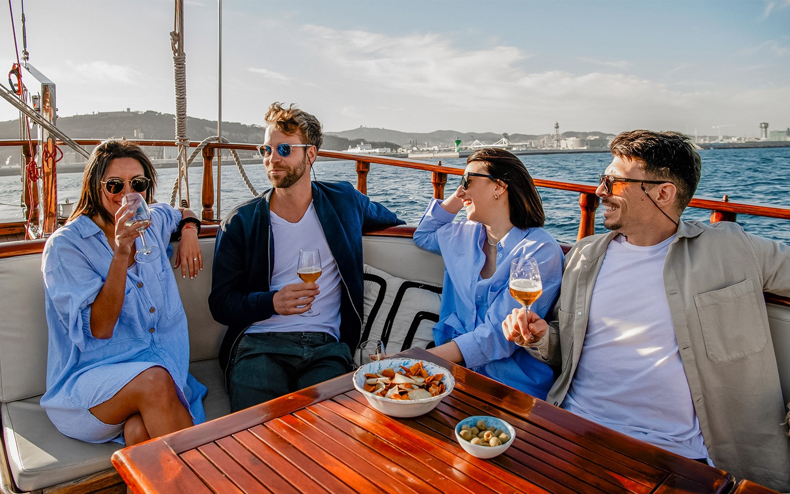Barcelona Sightseeing Cruise on a Wooden Gullet