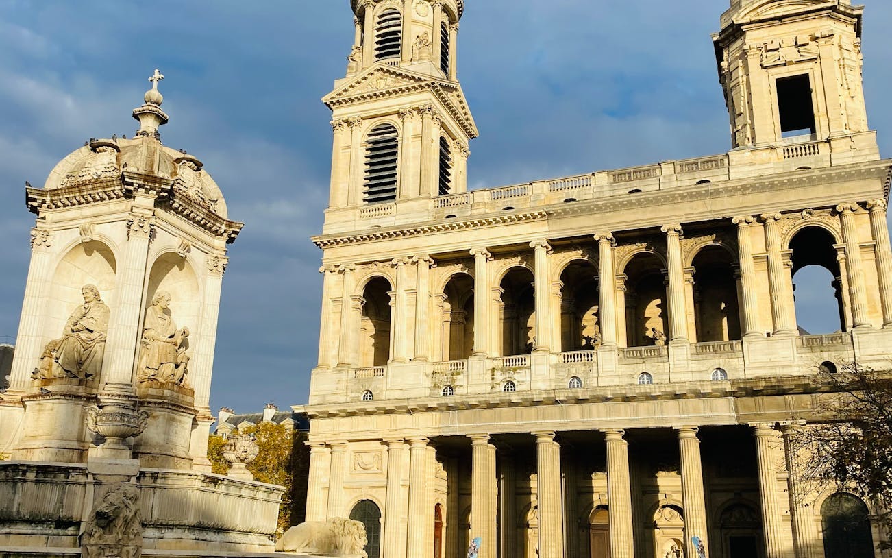 Paris Gluten-Free Food Tour in Saint-Germain-des-Prés visitor view at Place Saint-Sulpice