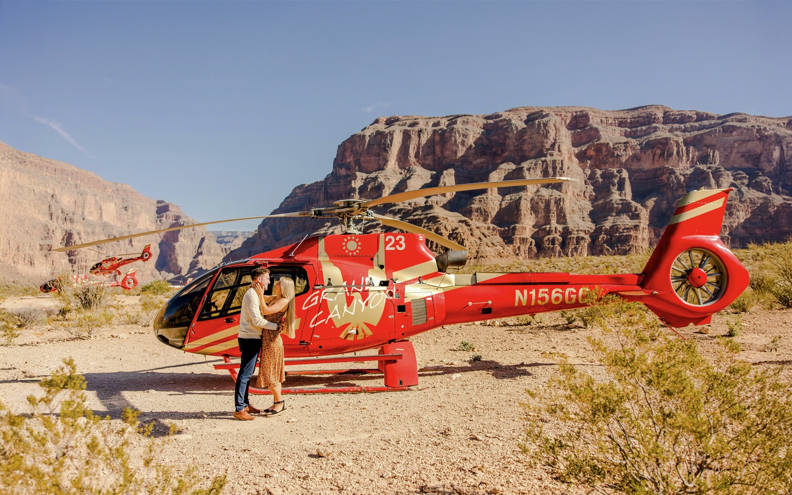 70- min Las Vegas to Grand Canyon West Airplane Tour with Helicopter Canyon Floor Landing & Pontoon Boat Ride — gallery 1