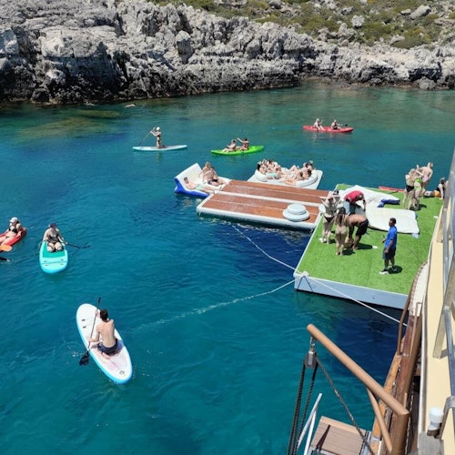 Rhodes: Boat Cruise + Snorkeling + Lunch