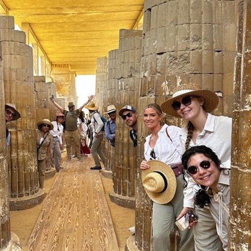 Giza Pyramids, Sphinx, Sakkara & Memphis: Guided Tour from Cairo + Lunch