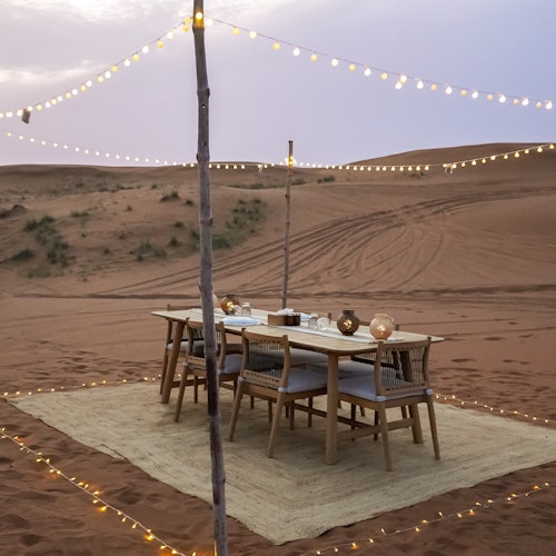 Dune Buggy & Private Dinner in the Dunes in Mleiha National Park