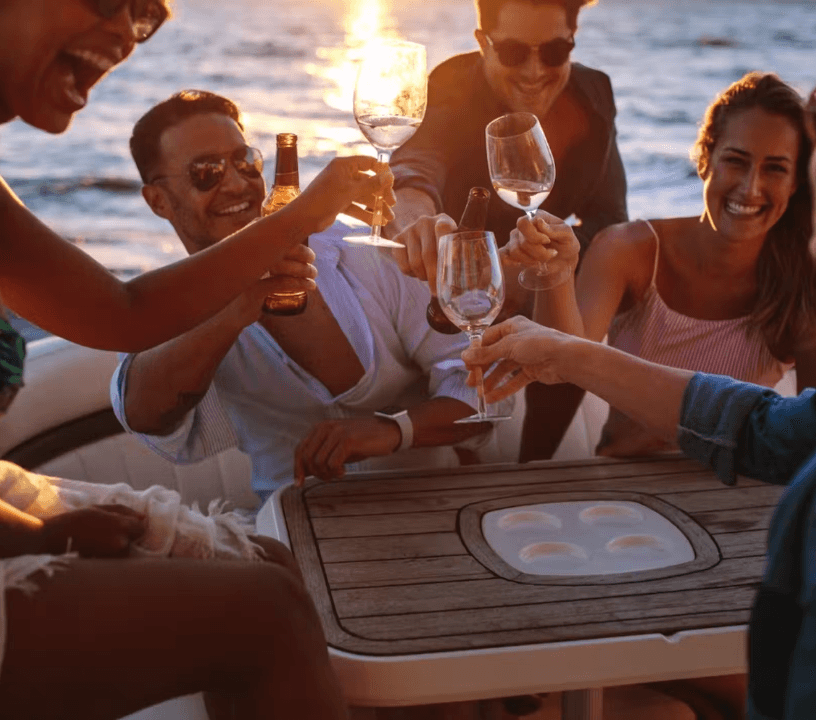 Ibiza: Sunset Boat Tour with Music, Tapas & Premium Open Bar