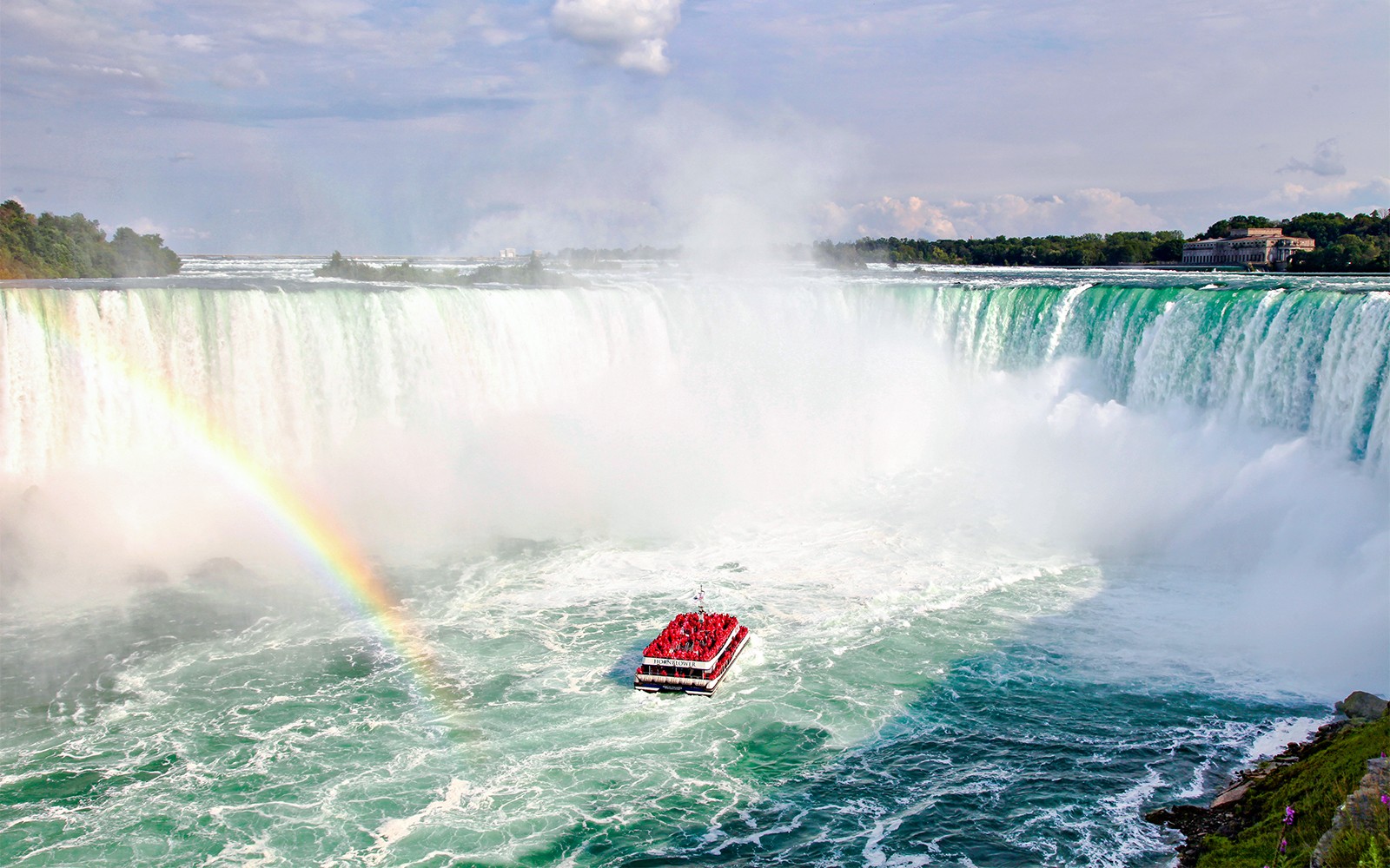Niagara Falls (Canada) All-Inclusive Tour with Hornblower Cruise, Journey Behind the Falls & Skylon Tower