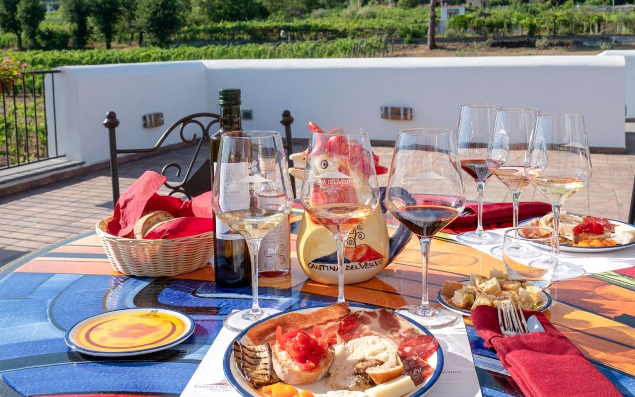 From Naples: Vesuvius Wine Tasting Experience With Mediterranean Lunch