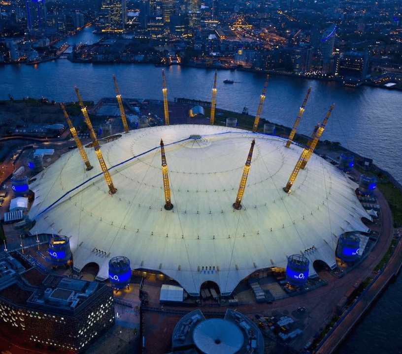 Up at The O2 Climb