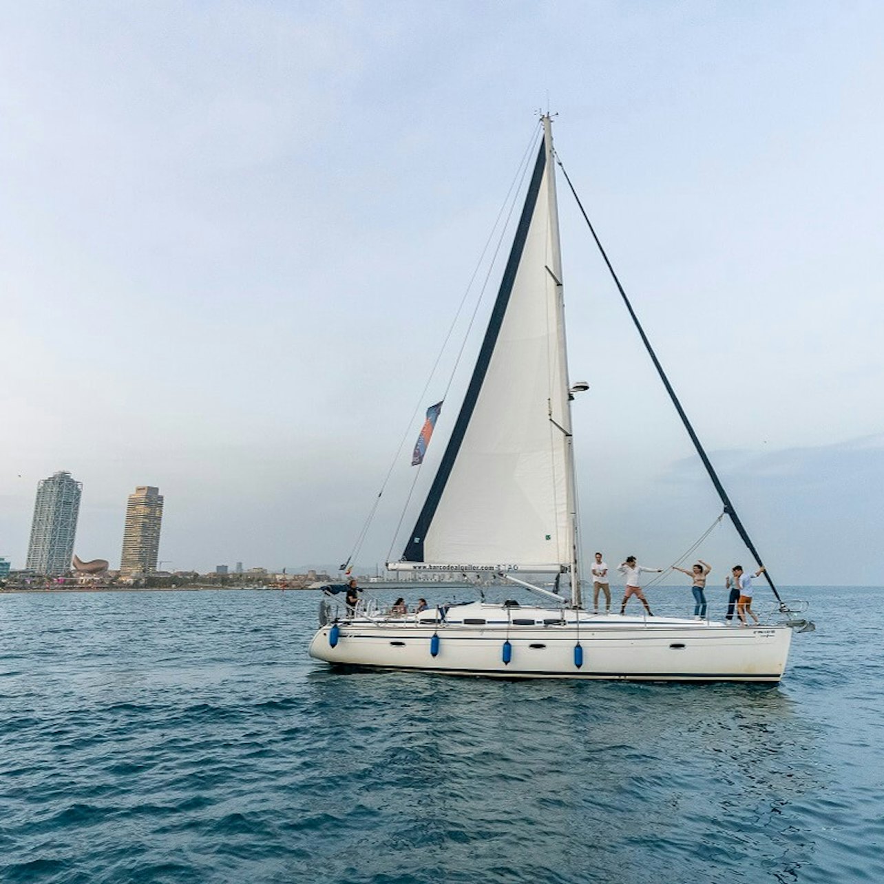 Barcelona: 2-Hr Private Sailboat Tour with Drinks & Snacks — gallery 3