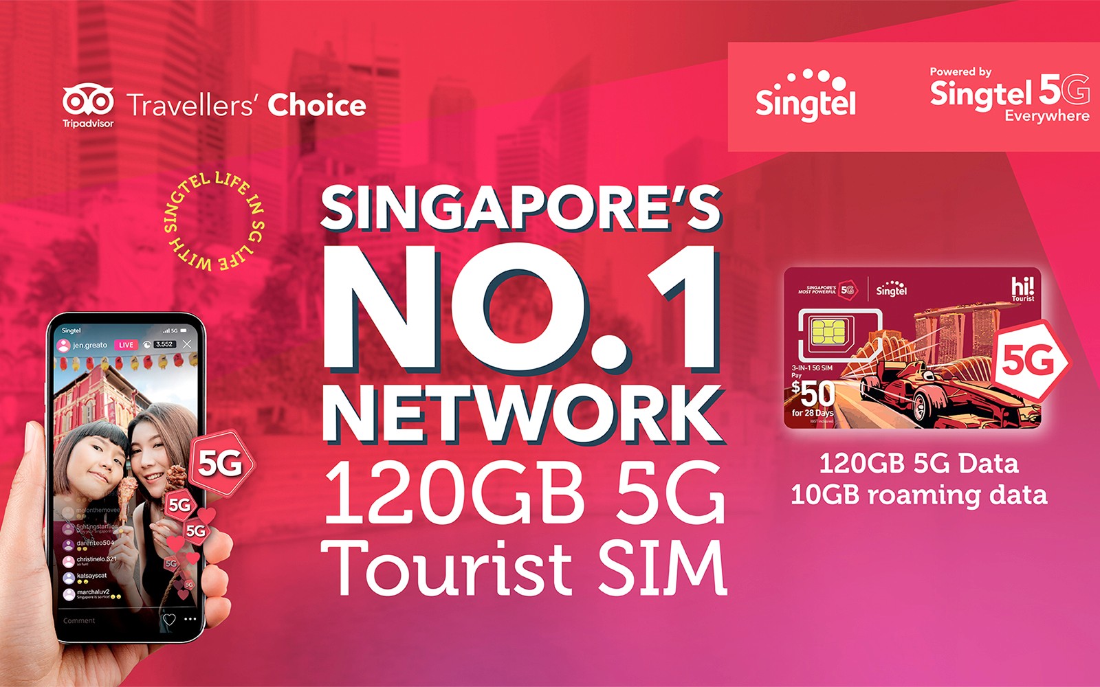 Singapore 4G Tourist Singtel SIM Card - Airport Pickup & Singtel Shops — gallery 2