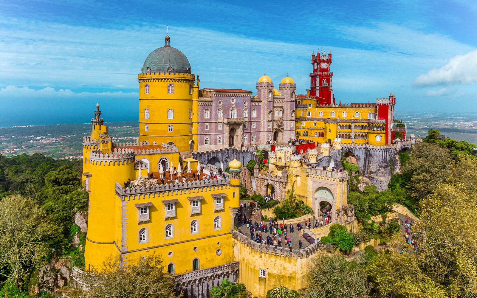 From Lisbon: Sintra, Pena Palace, Cabo da Roca, Cascais & Quinta de Regaleira Full-Day Trip — gallery 1