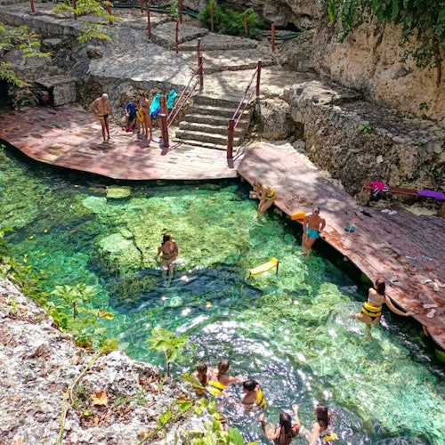 Cobá Ruins & Cenote Mariposa: Guided Tour, Transfer + Lunch