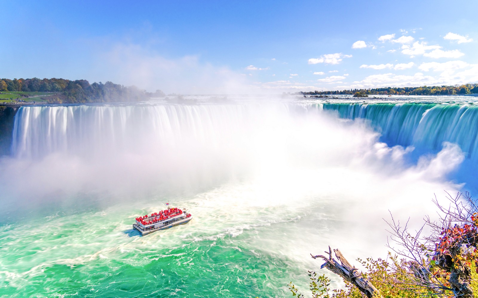 From Toronto: Niagara Falls Day Tour with Journey Behind the Falls and/or Hornblower Cruise