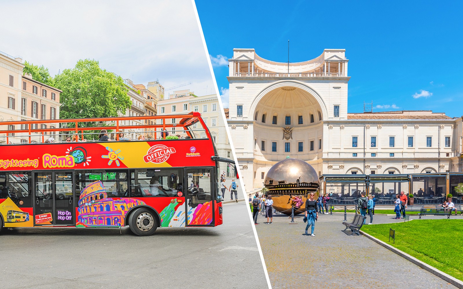 Combo: Rome Hop-on Hop-off Bus Tour + Vatican Museums Skip-the-Line Tickets — gallery 1