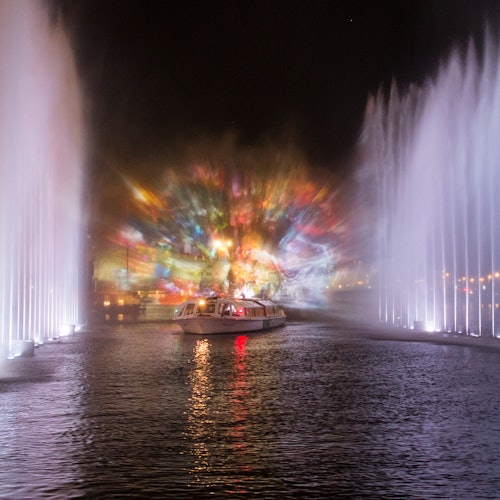 Amsterdam Light Festival: Covered Boat Cruise + Hot Choco — gallery 1