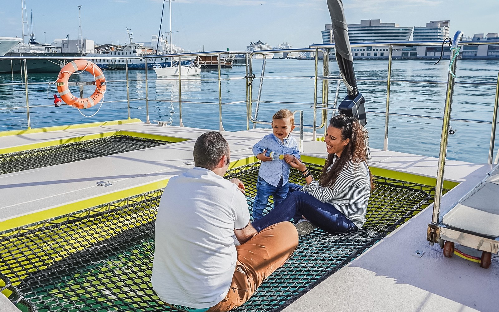 Barcelona Sightseeing Cruise on an Eco-Catamaran