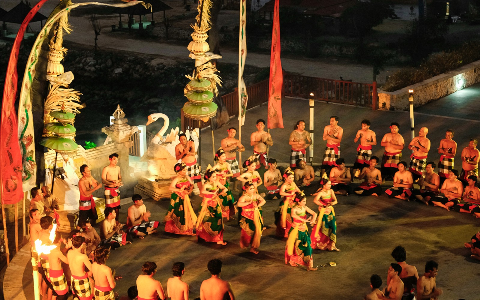 Kecak and Fire Dance Show at Melasti Beach