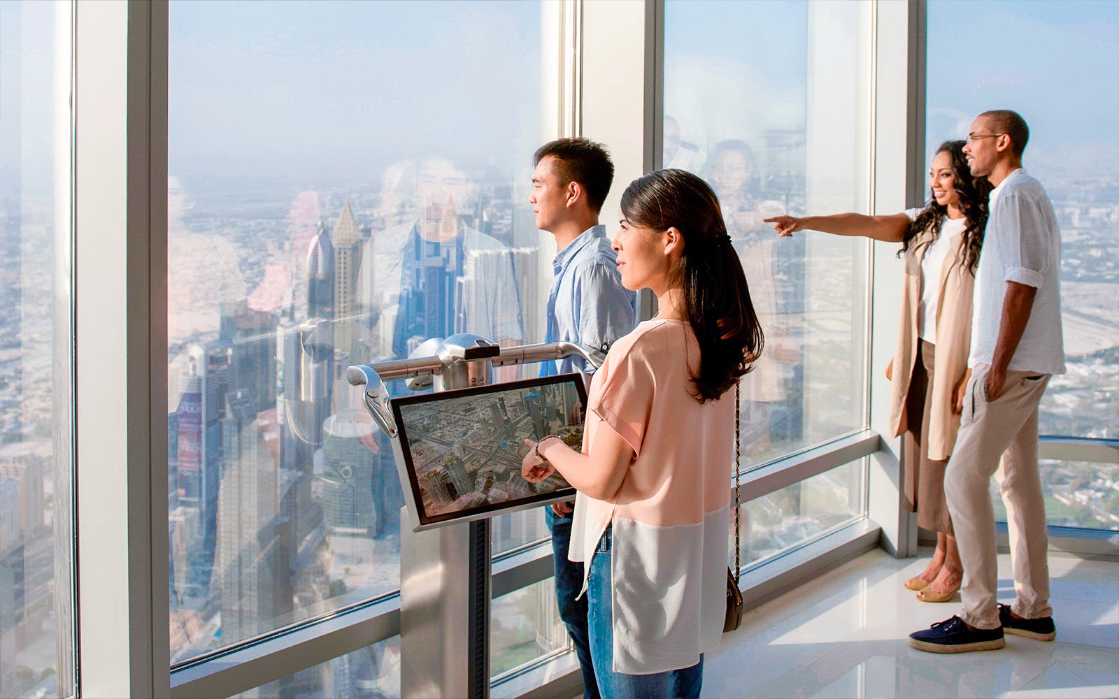 Combo: Burj Khalifa At The Top + Sky Views Tickets