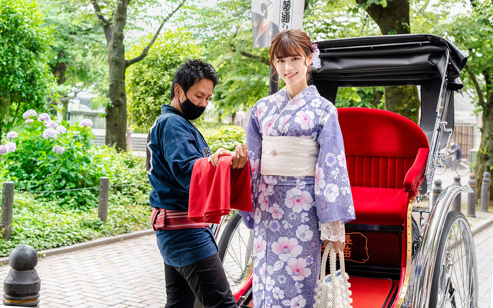 Kimono and Yukata Rental Near Asakusa Sensoji Temple with Optional Hair Styling