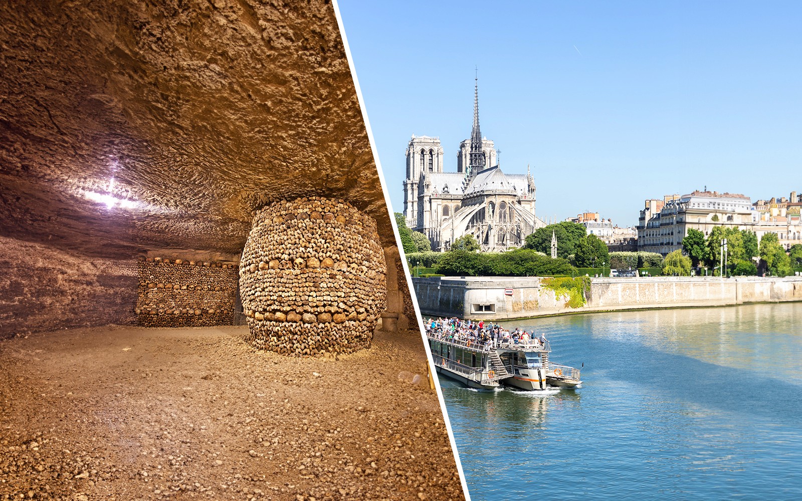 Combo: Catacombs Tickets + Seine River Cruise — gallery 1