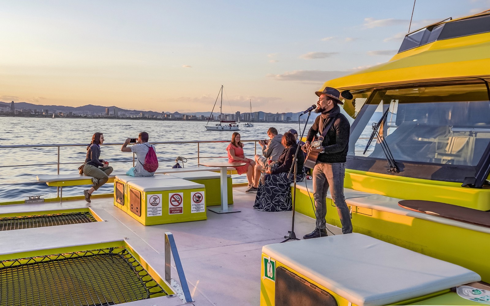 Barcelona Sightseeing Cruise on an Eco-Catamaran
