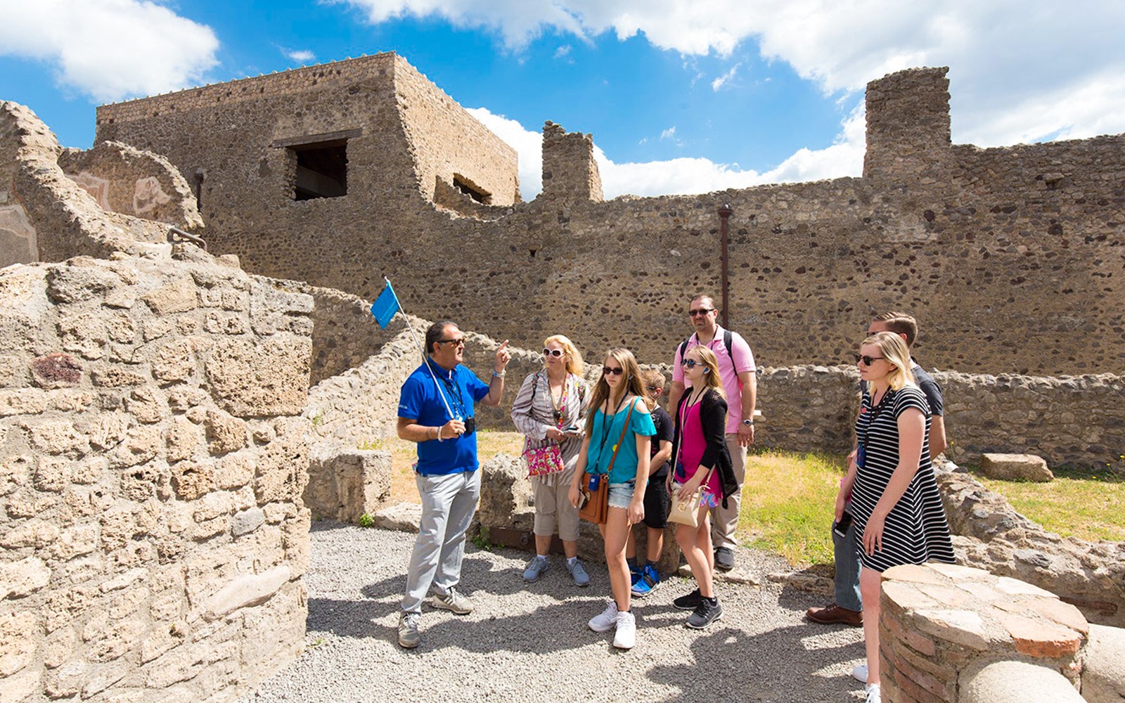 From Naples: Pompeii, Herculaneum & Vesuvius Day Trip with Transfers