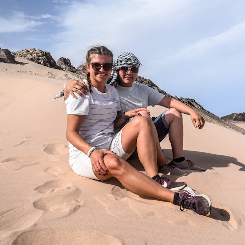 Hurghada: Guided Desert Safari + ATV, Buggy Car & Camel Ride + Dinner + Transfer